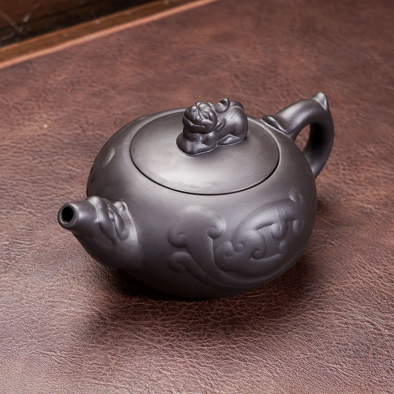 【宠粉福利】凤鸣壶紫砂壶云龙貔貅壶FL09