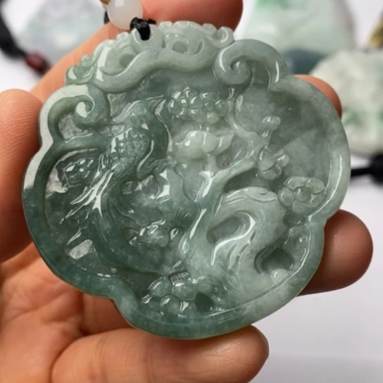 翡翠未镶嵌挂件翡翠