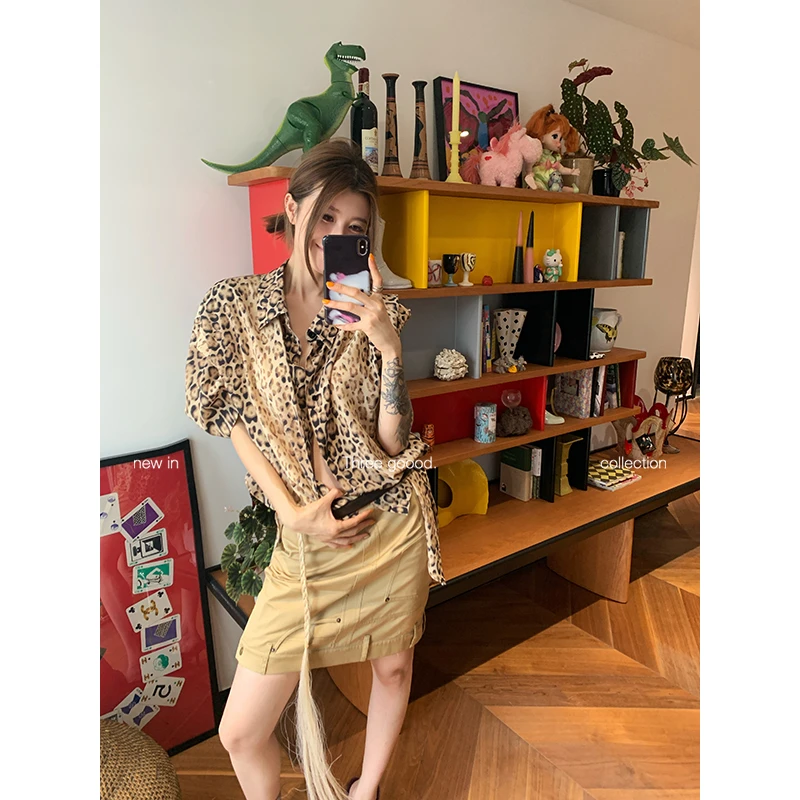 THREE GOOOD/三吉小众倒置腰头设计工装半身裙H型短裙Y725G07510