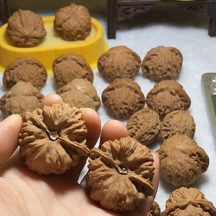 把件文玩核桃凹底40尺