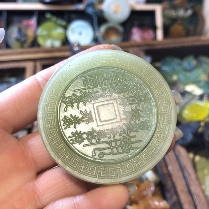 岫玉未镶嵌岫玉挂件