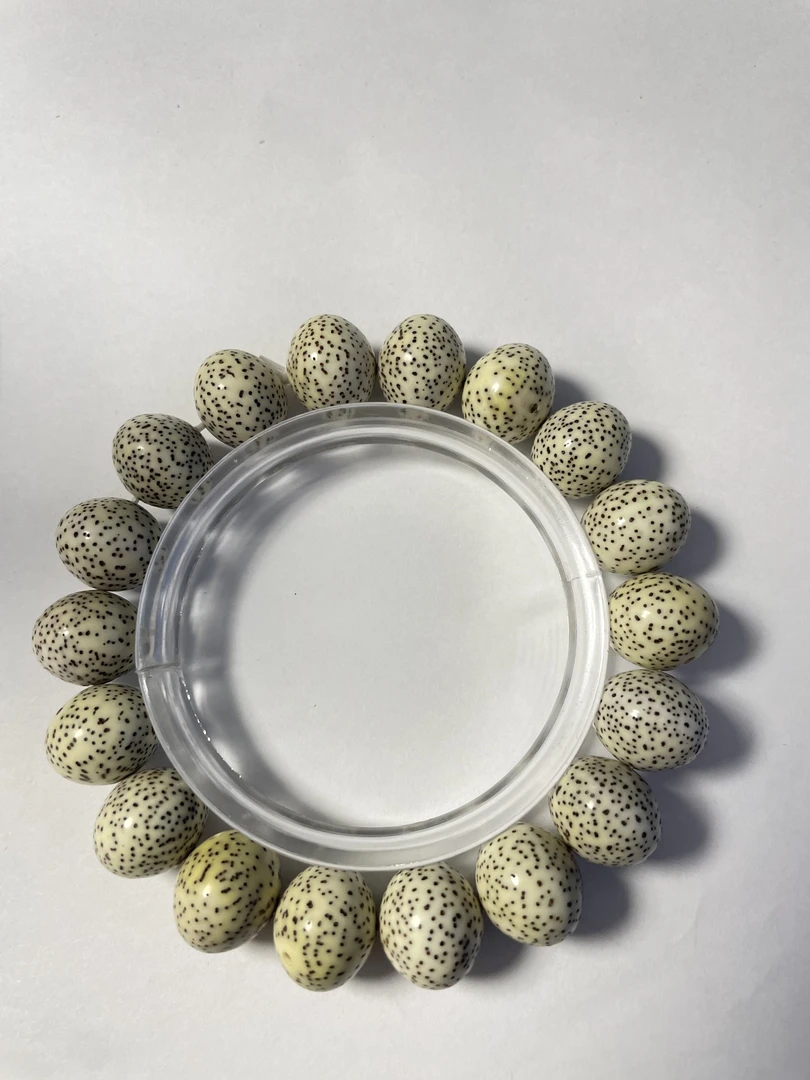 海南星月菩提苹果珠形15×13原生态顺白月朗星稀