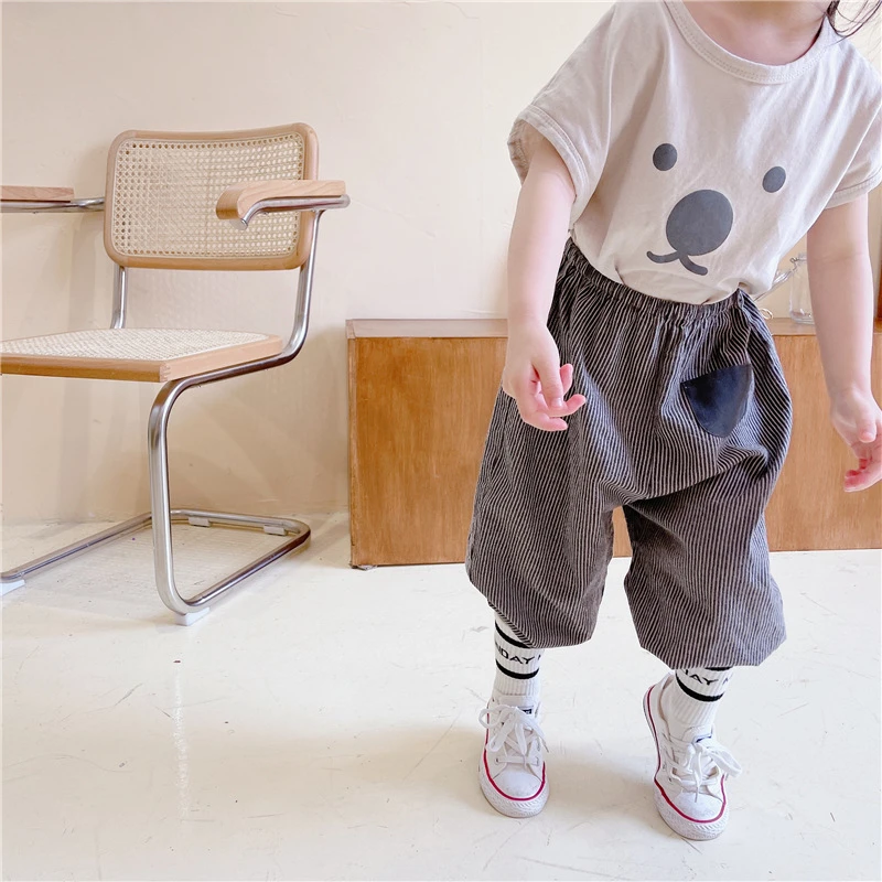 男宝宝韩版七分裤夏季防蚊裤