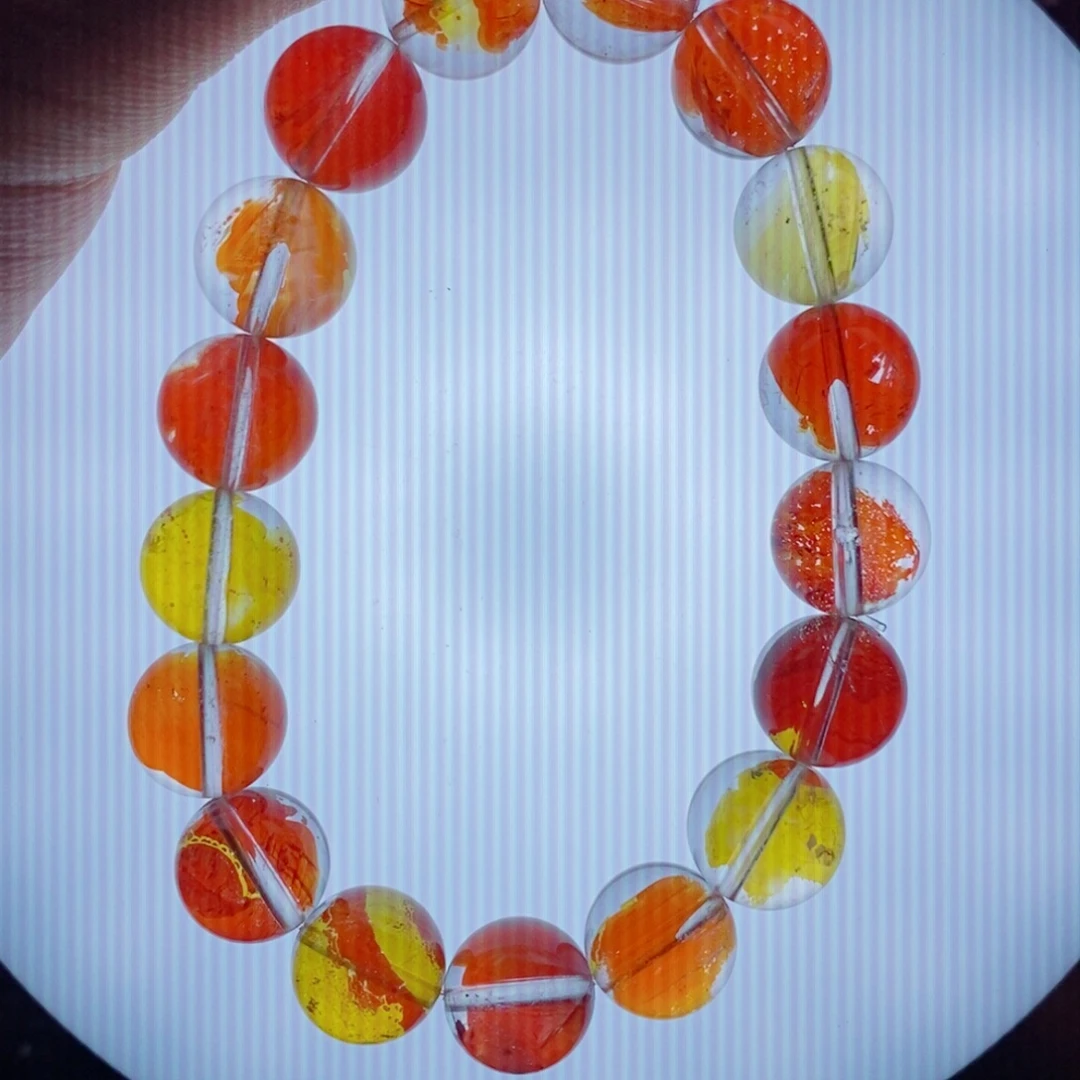 未镶嵌手链水晶锦鲤胶花859105