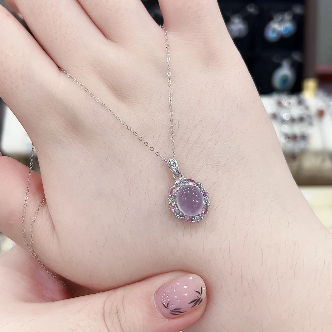 银S925镶嵌萤石戒指