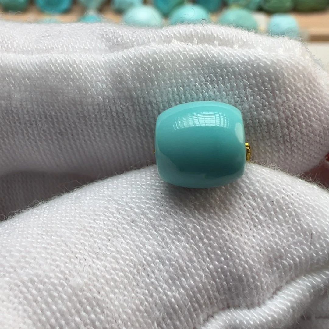 绿松石未镶嵌配饰7.2*7.2