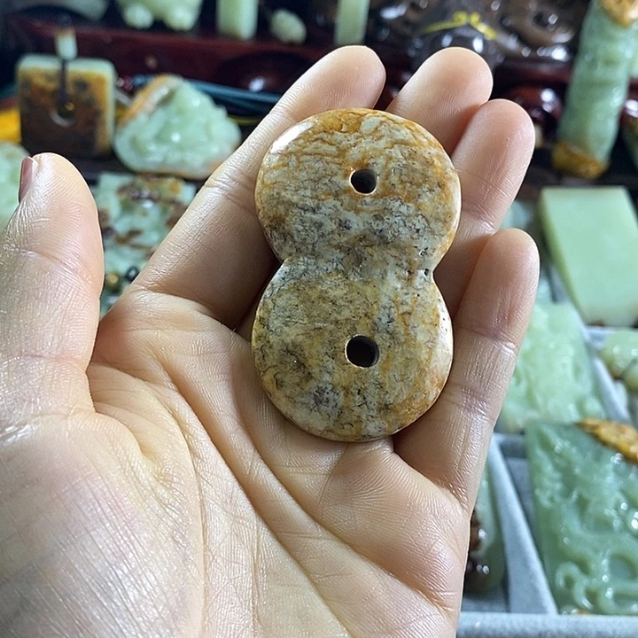 岫岩河磨玉（透闪石质玉）未镶嵌颈饰