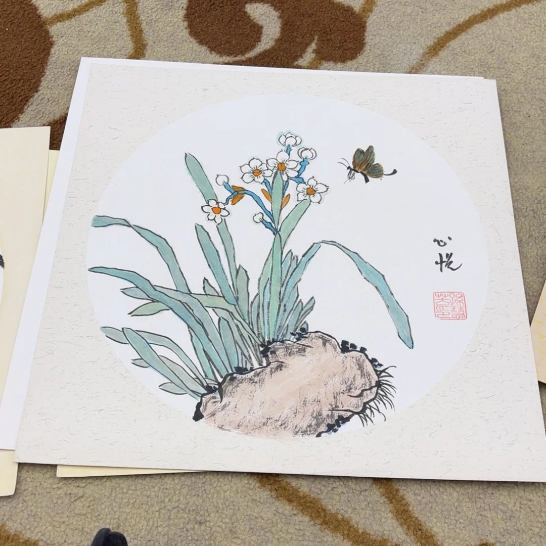国画38-38卡纸作品艺
