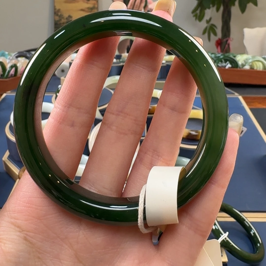 *****和田玉未镶嵌手镯C0002-60