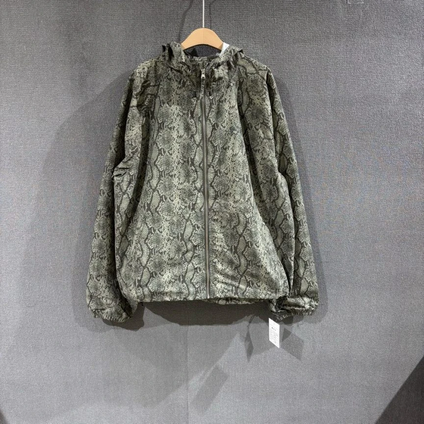 未使用 maje Stussy（pm）蛇纹冲锋衣外套 全新XL码/2309