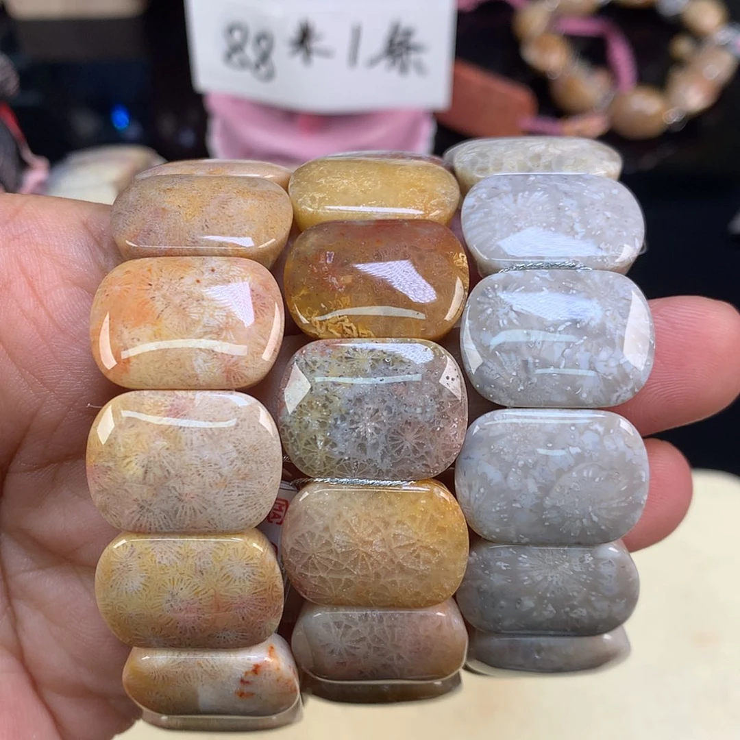 【闪购商品】颈饰未镶嵌硅化珊瑚（珊瑚玉）16号上新88米一条可挑