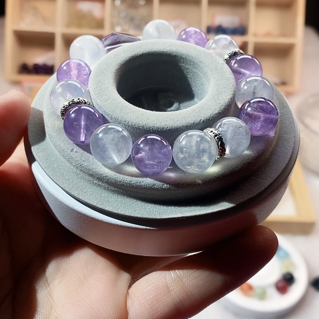 水晶手串未镶嵌天然水晶