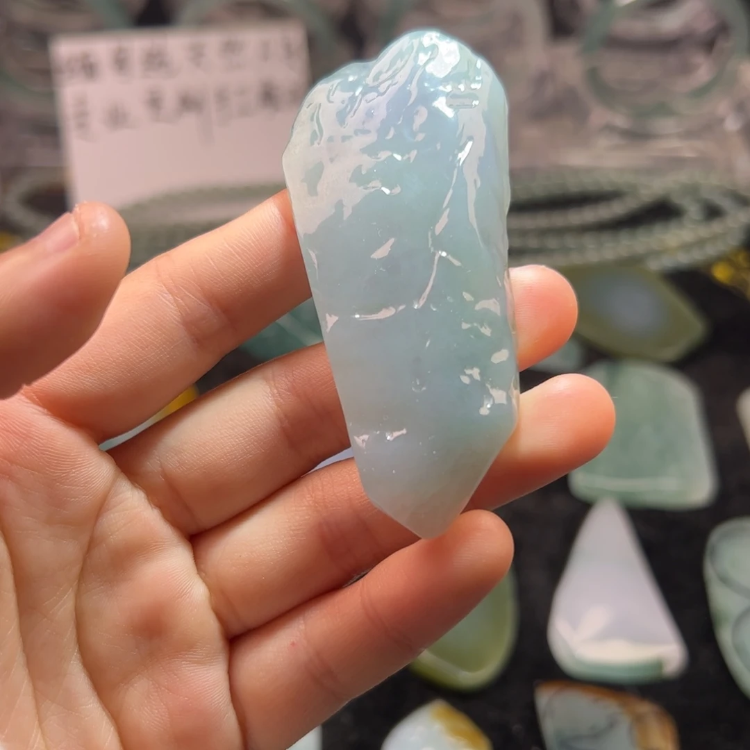 定制翡翠未镶嵌缅甸天然翡翠材料