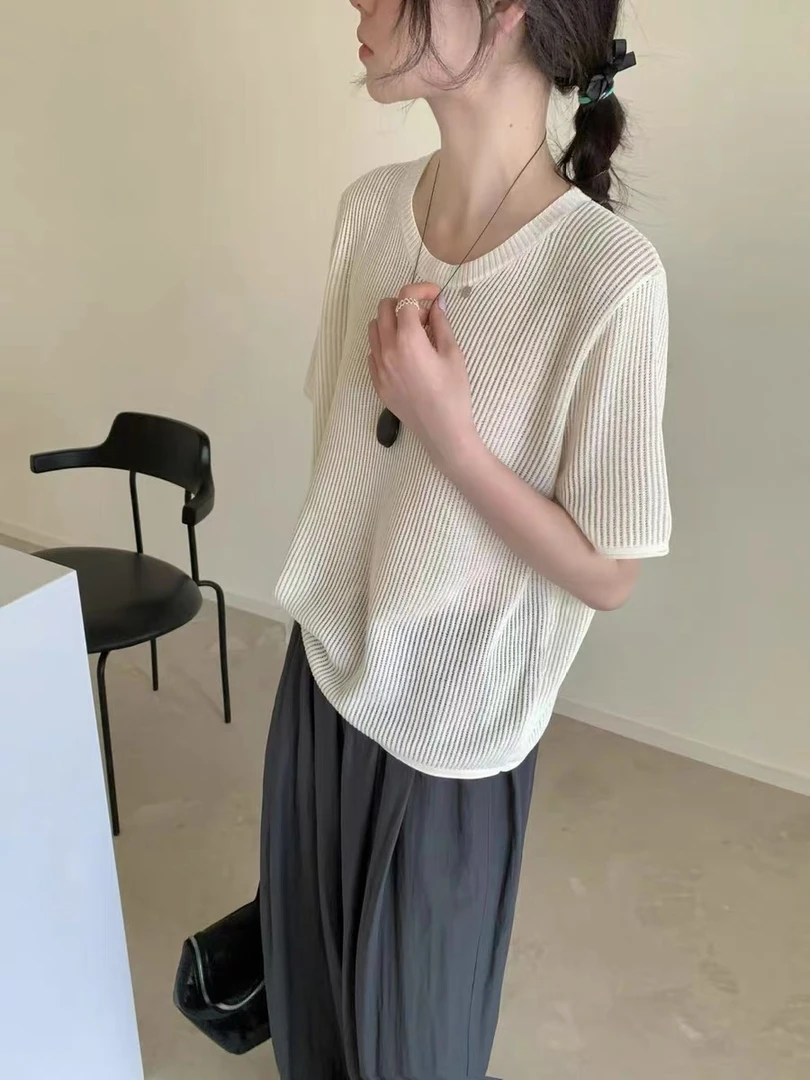 【小鹿优选-新款】百搭显瘦时尚慵懒高级针织衫毛衫毛衣女式上衣19