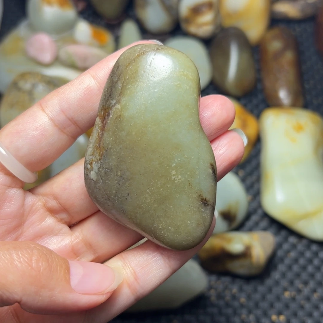 和田玉未镶嵌挂件33