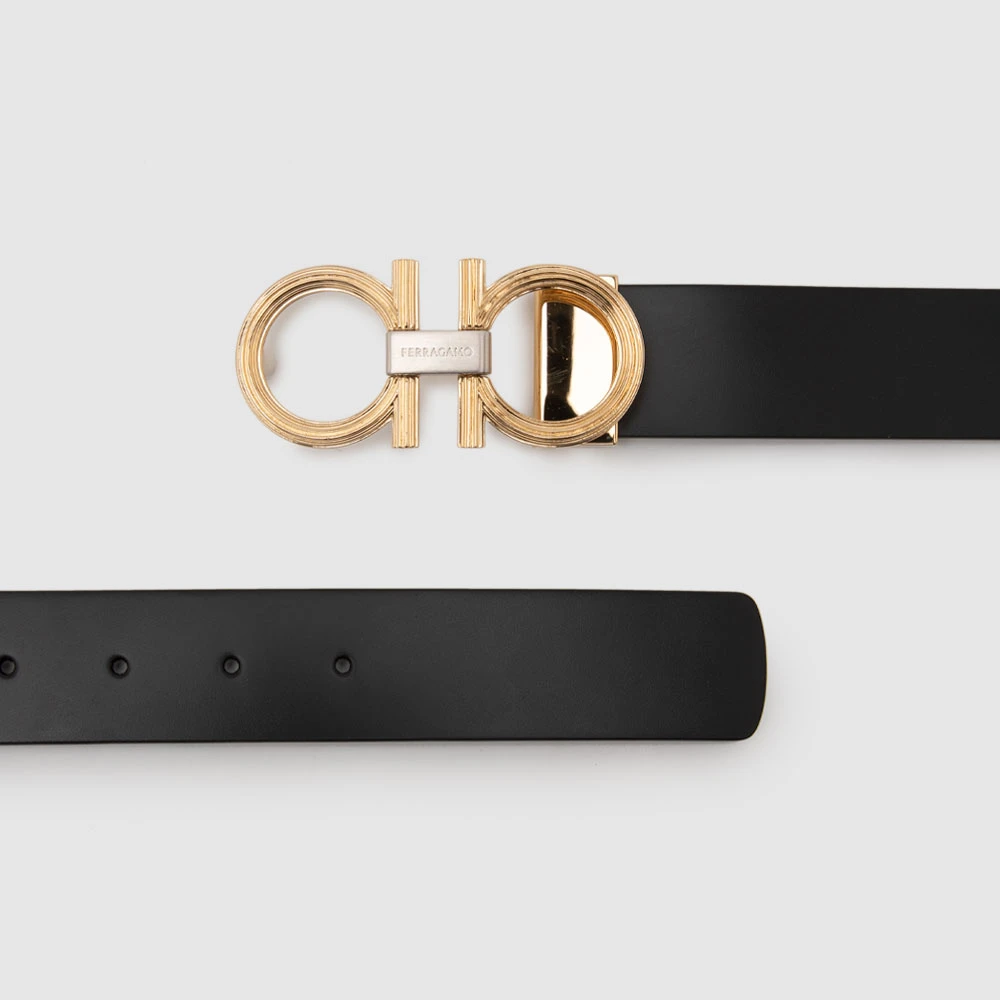 FERRAGAMO菲拉格慕牛皮针扣男简约百搭休闲皮带腰带670264764848