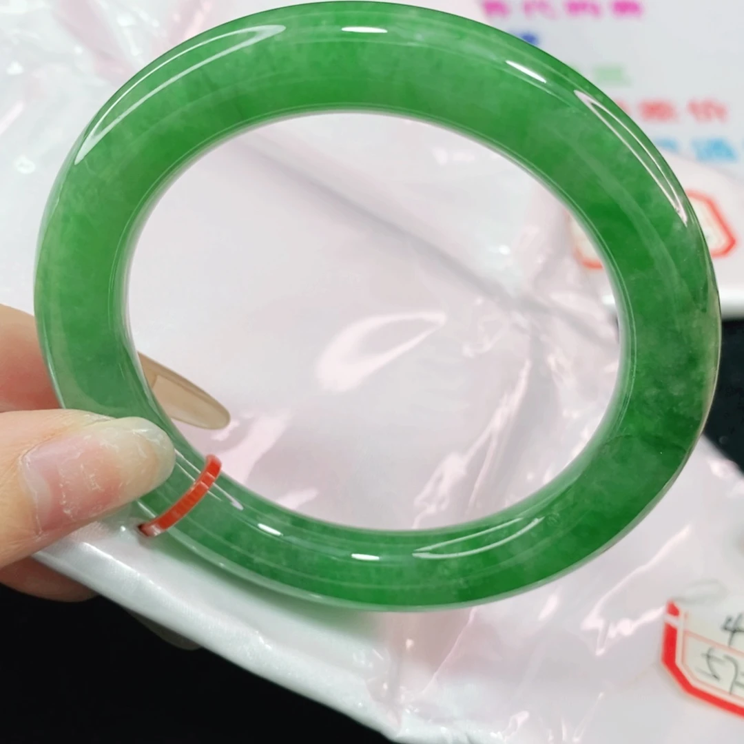 未镶嵌手镯翡翠明*57圆条