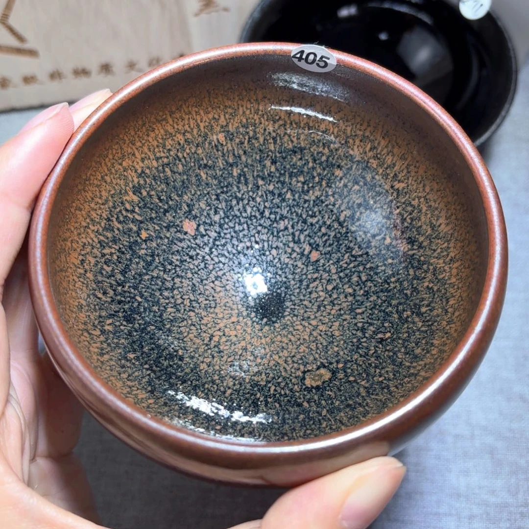 茶盏子衿手工柴烧盏长林405底微瑕
