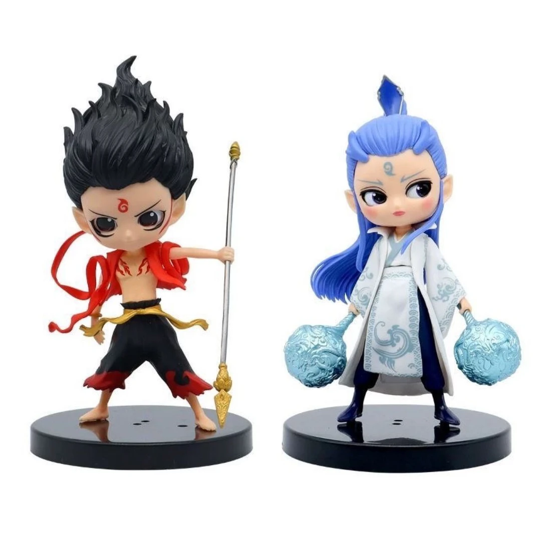 Q版动漫哪吒之魔童闹海手办敖丙玩手办儿童礼物蛋糕摆件装饰烘焙