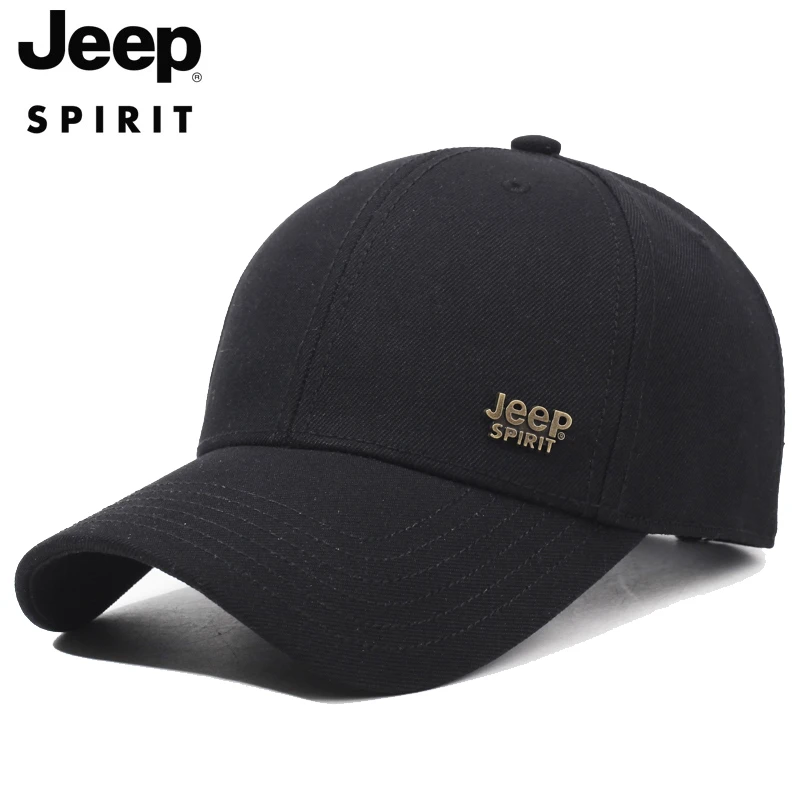 JEEP SPIRIT 吉普硬顶棒球帽男女休闲百搭四季休闲简约圆顶鸭舌帽