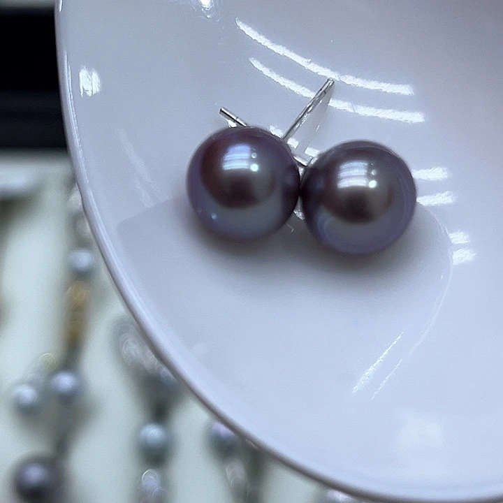 淡水珍珠颈饰银S925镶嵌