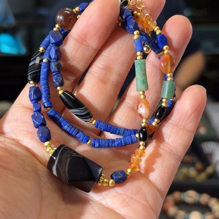 玛瑙/玉髓未镶嵌颈饰