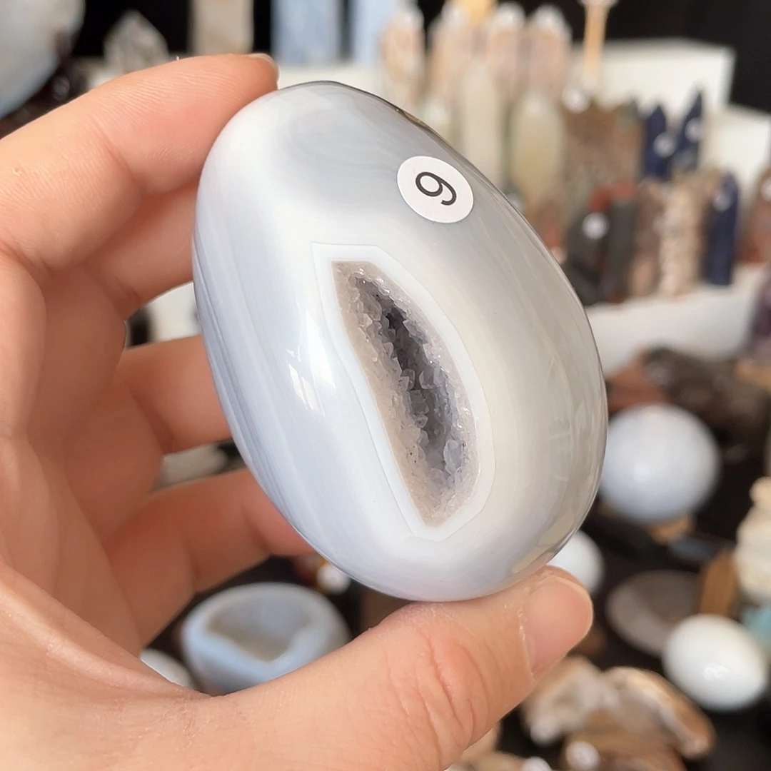 水晶晶洞蛋未镶嵌