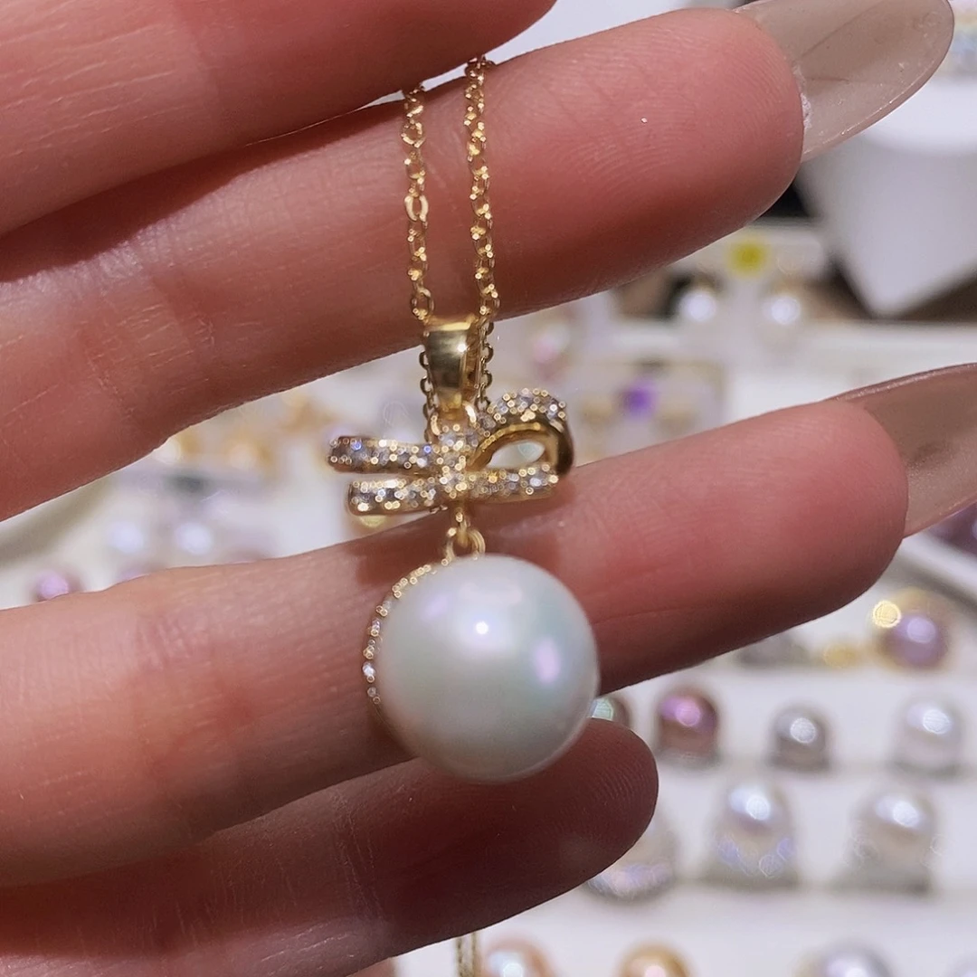 淡水珍珠颈饰合金