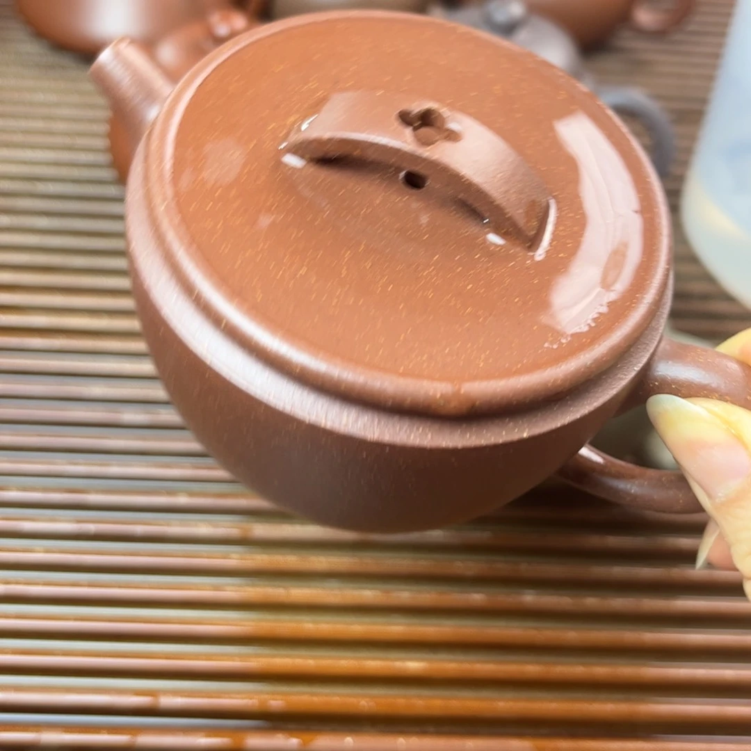 紫砂茶壶特级紫泥 汉瓦160c 微瑕 不退换