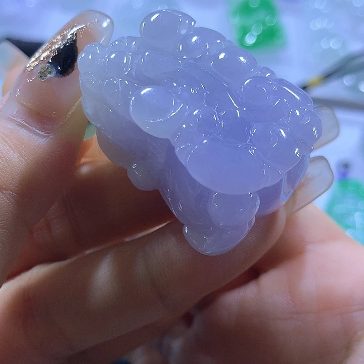 颈饰未镶嵌翡翠天然翡翠A货吊坠