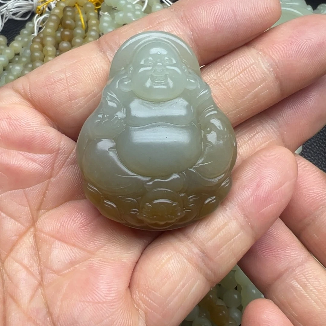 和田玉（糖玉）未镶嵌吊坠(不含链)