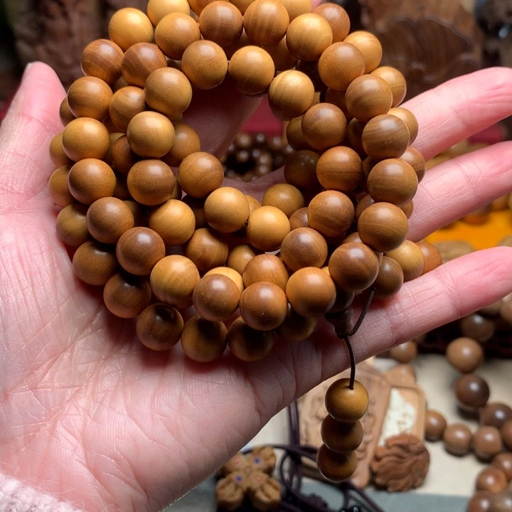 手串/手链檀香木老山檀1.0土埋料奶香