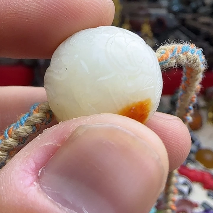 吉***杨白玉菩提吊坠精品