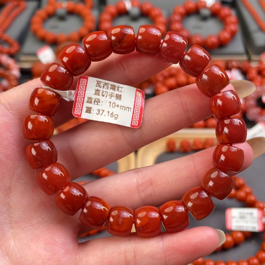 南红玛瑙10+mm单圈未镶嵌