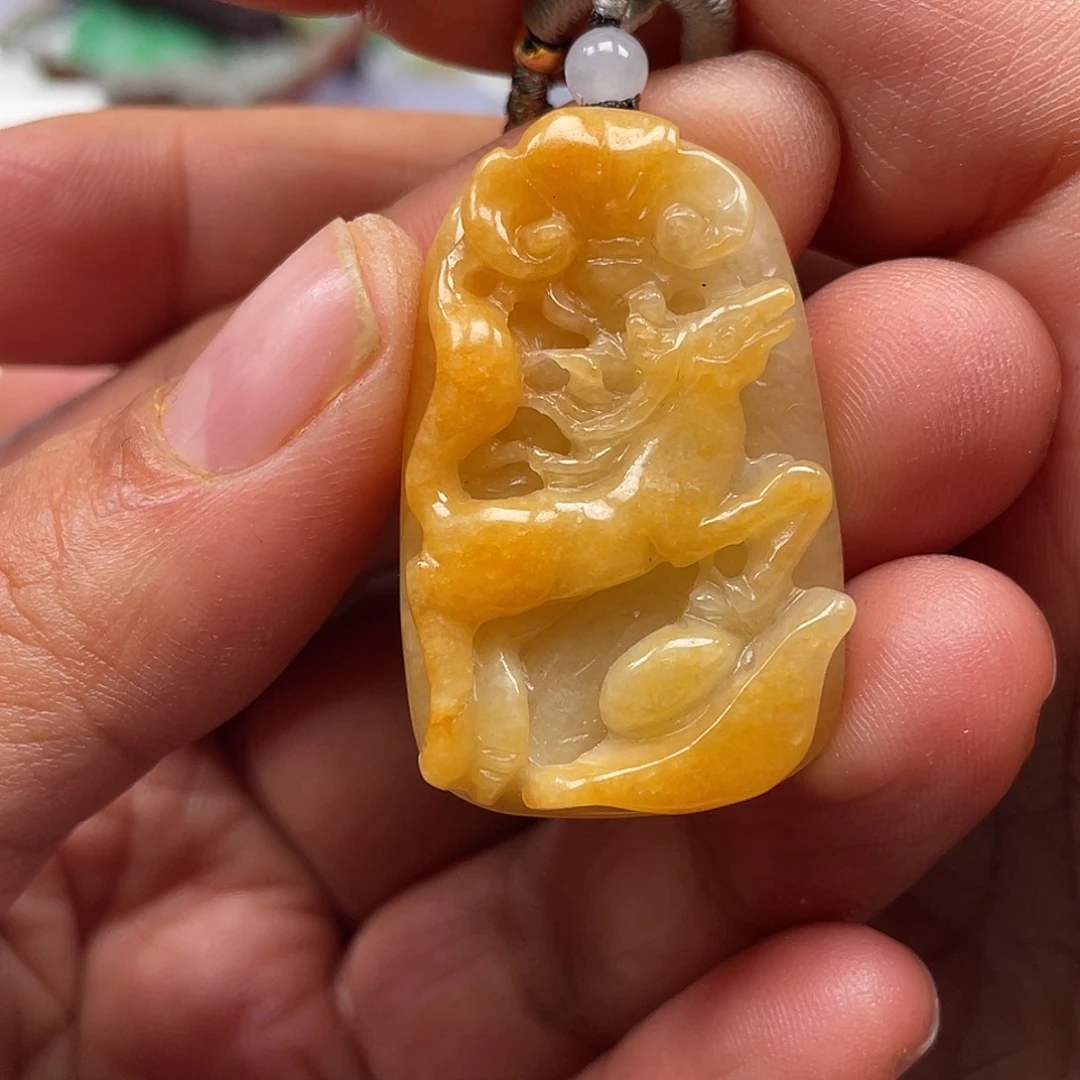 颈饰未镶嵌翡翠翡玉缘翡翠