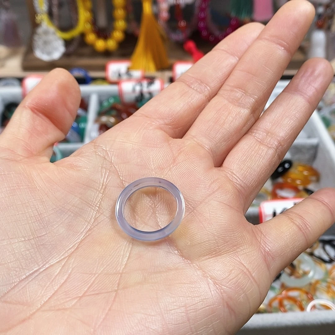 玛瑙/玉髓戒指未镶嵌焦***子