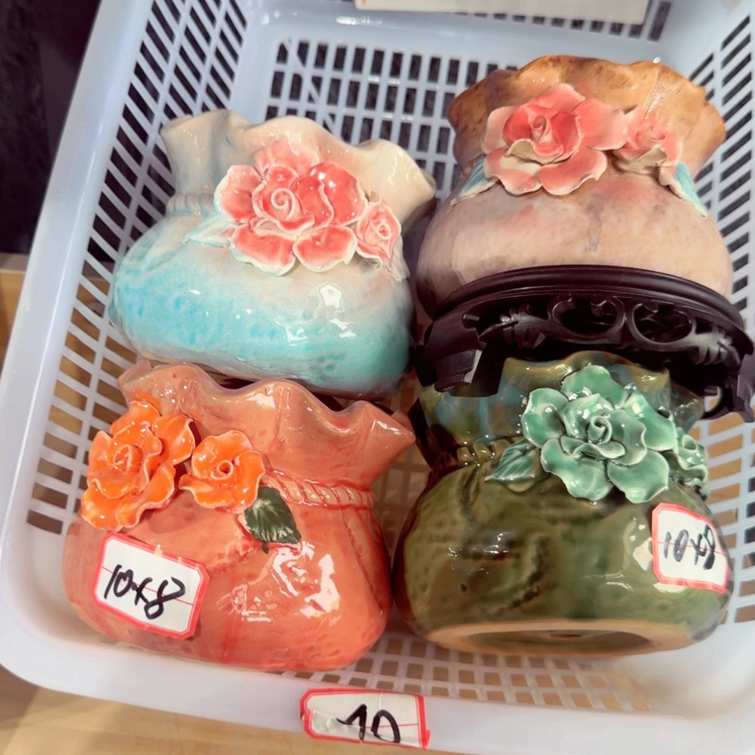紫砂花盆粗陶盆醋