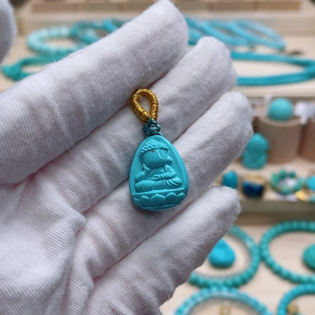 绿松石珠宝奇石未镶嵌