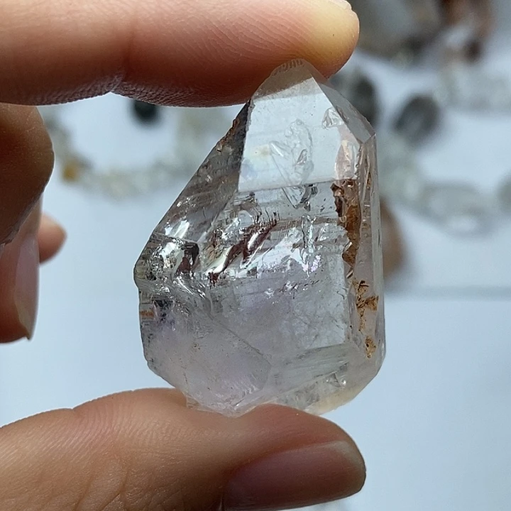 颈饰未镶嵌水晶彩虹冰雪骸骨