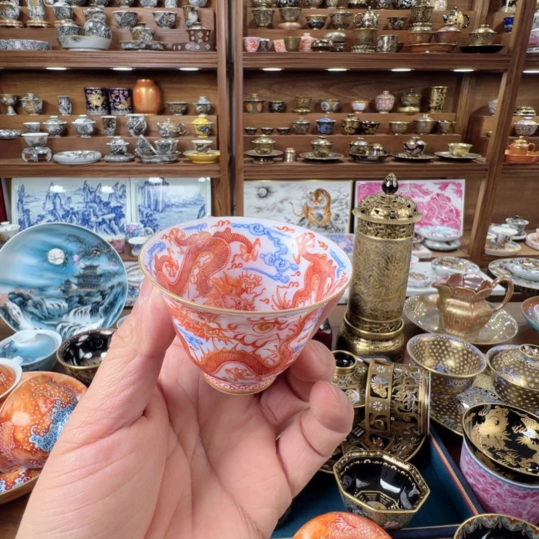 超薄胎内外满工五龙主人杯