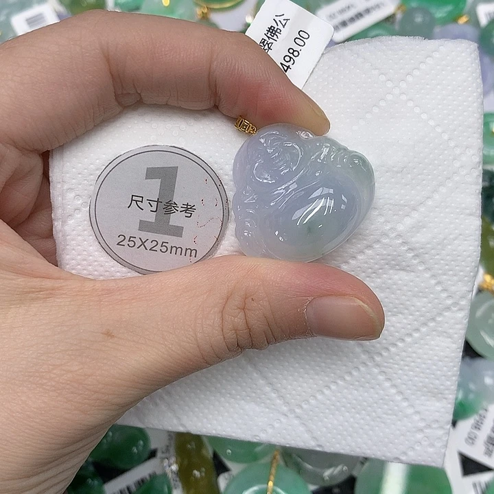 颈饰18K金镶嵌翡翠2345678999