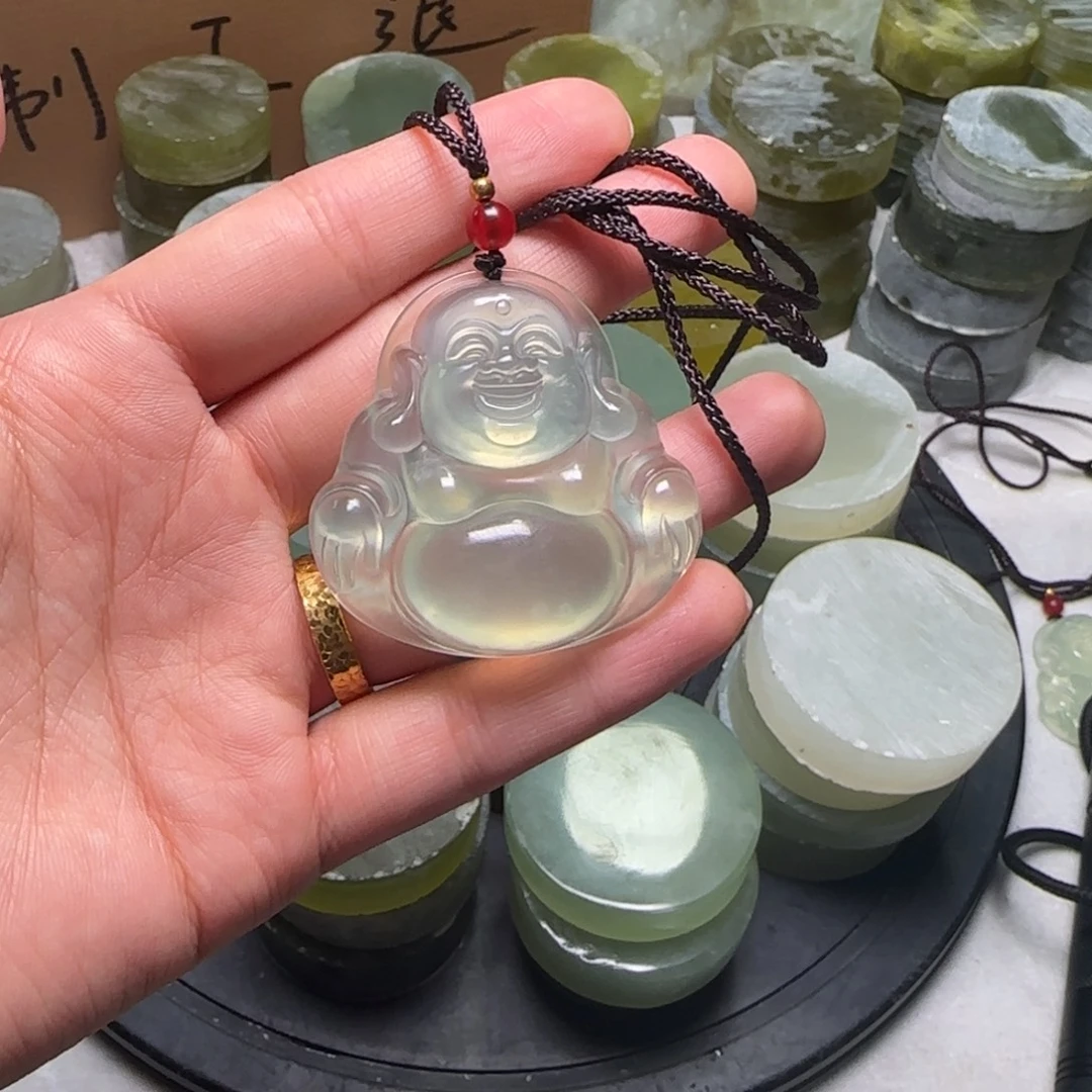 蛇纹石玉未镶嵌纯天然岫玉珠宝奇石