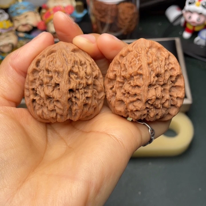 吊坠文玩核桃444344尺三角正高炮