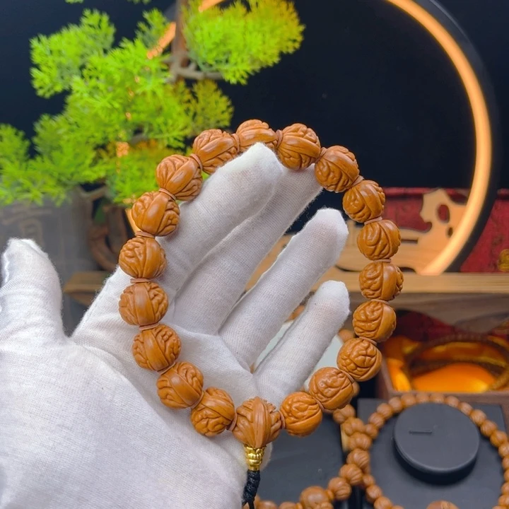 桃核吊坠野生桃核荔枝手持