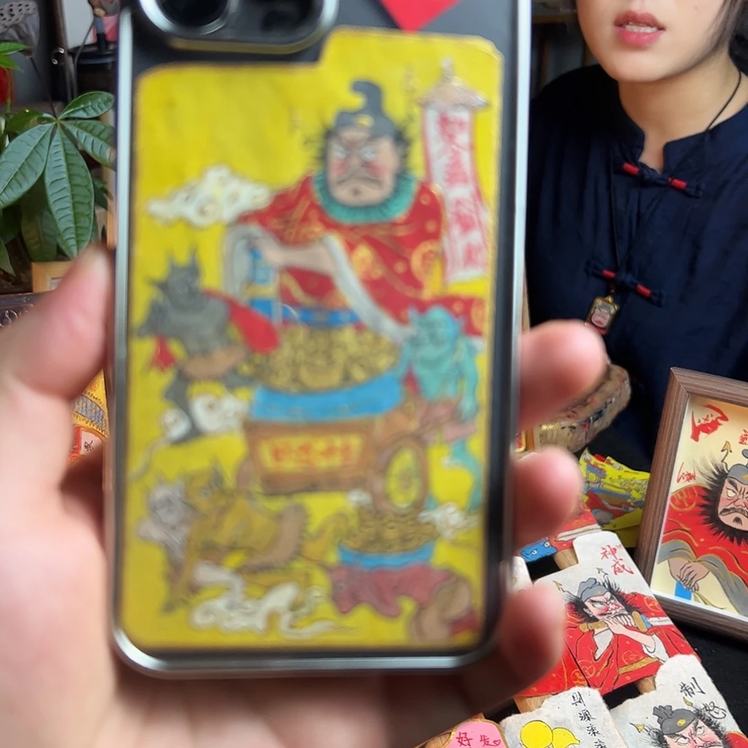 断***兄纯手绘钟馗文创画