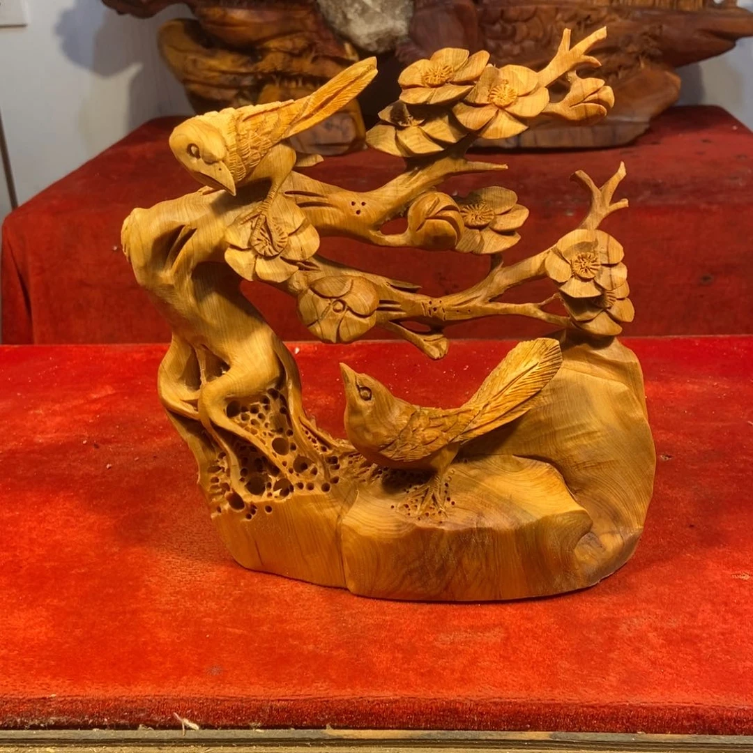 柏木（崖柏）崖柏摆件（精品梅花