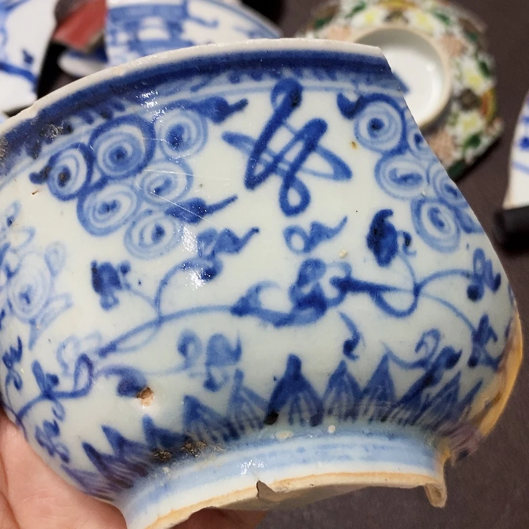 金铜精品瓷片标本学习