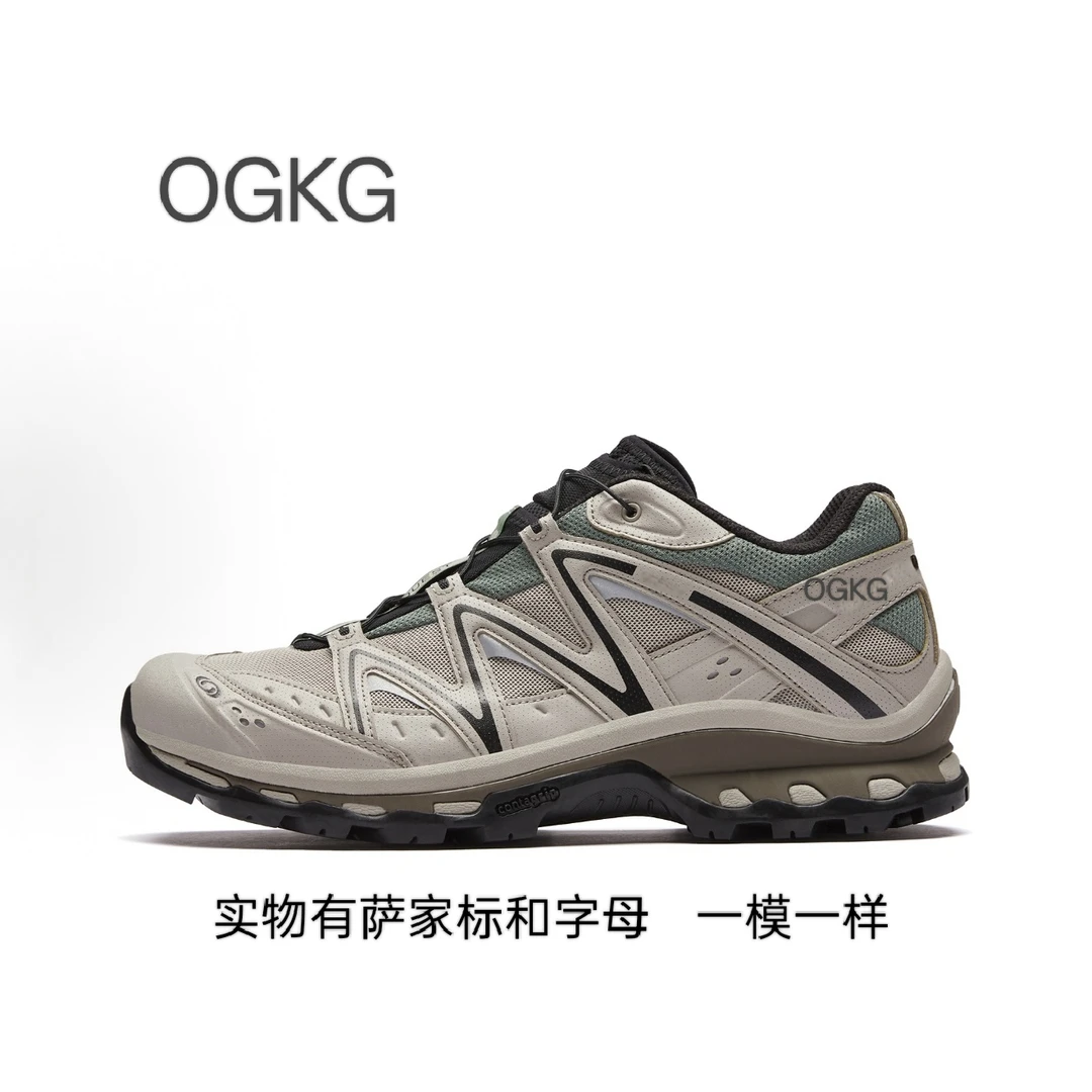 绿X版萨家鞋-莆田纯源登山户外休闲鞋男女同款情侣防滑耐磨徒步鞋
