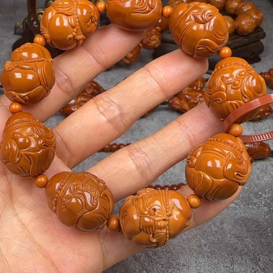 吊坠橄榄核油核八宝弥勒