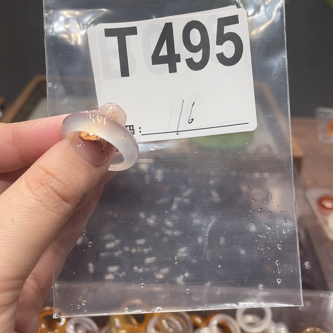 玛瑙/玉髓未镶嵌戒指495